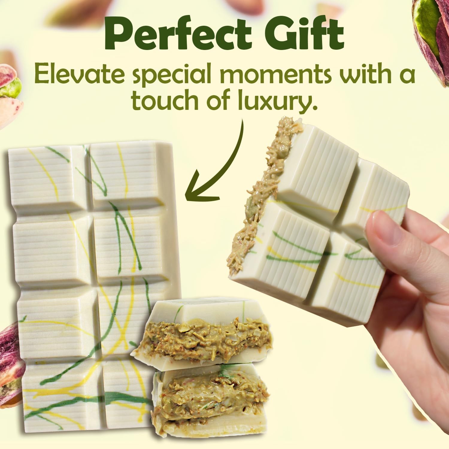 Dubai Pistachio Kunafa Chocolate Bar – Ceres Gourmet (200g)